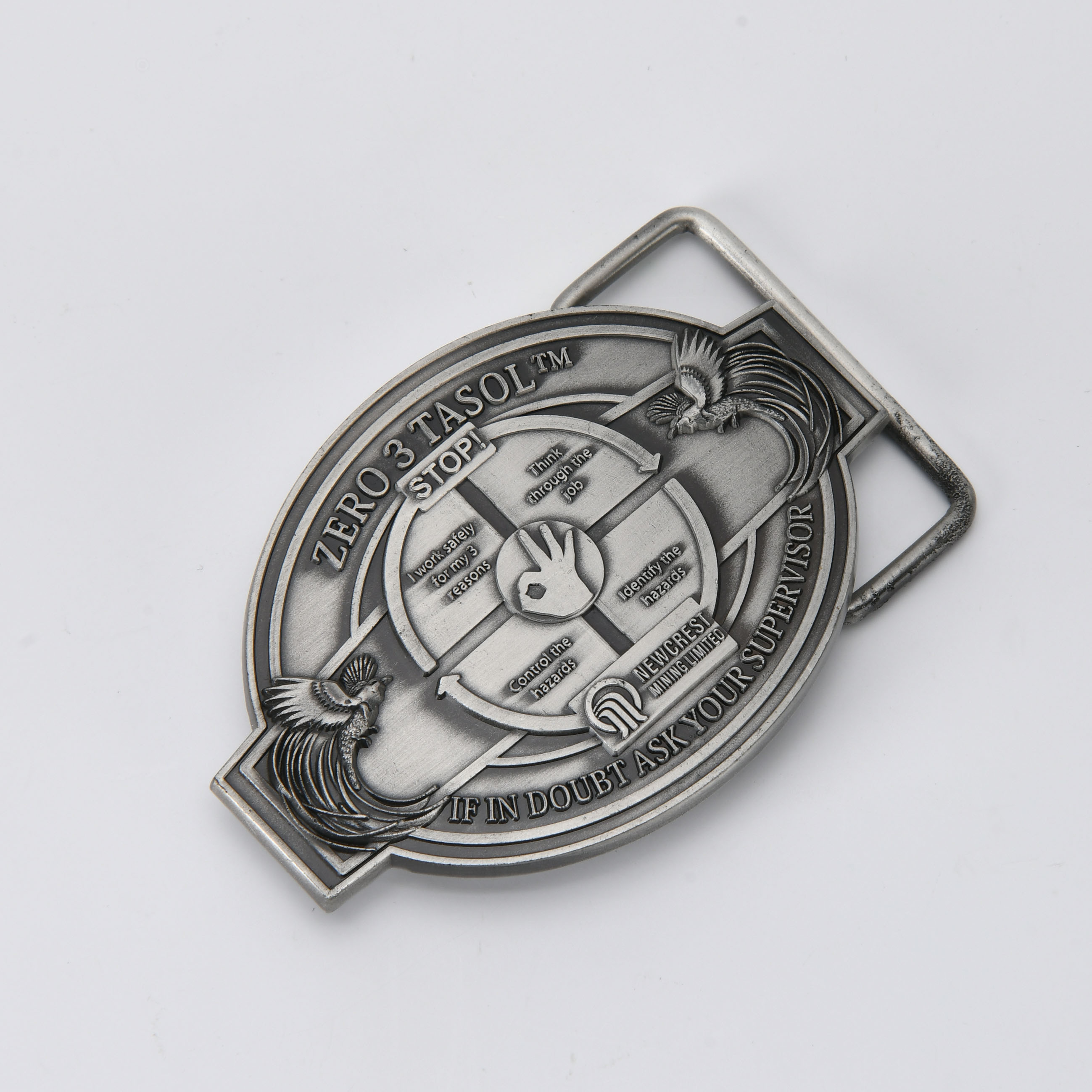 Custom Metal Belt Buckles – Industrial, Commemorative & Western Themes