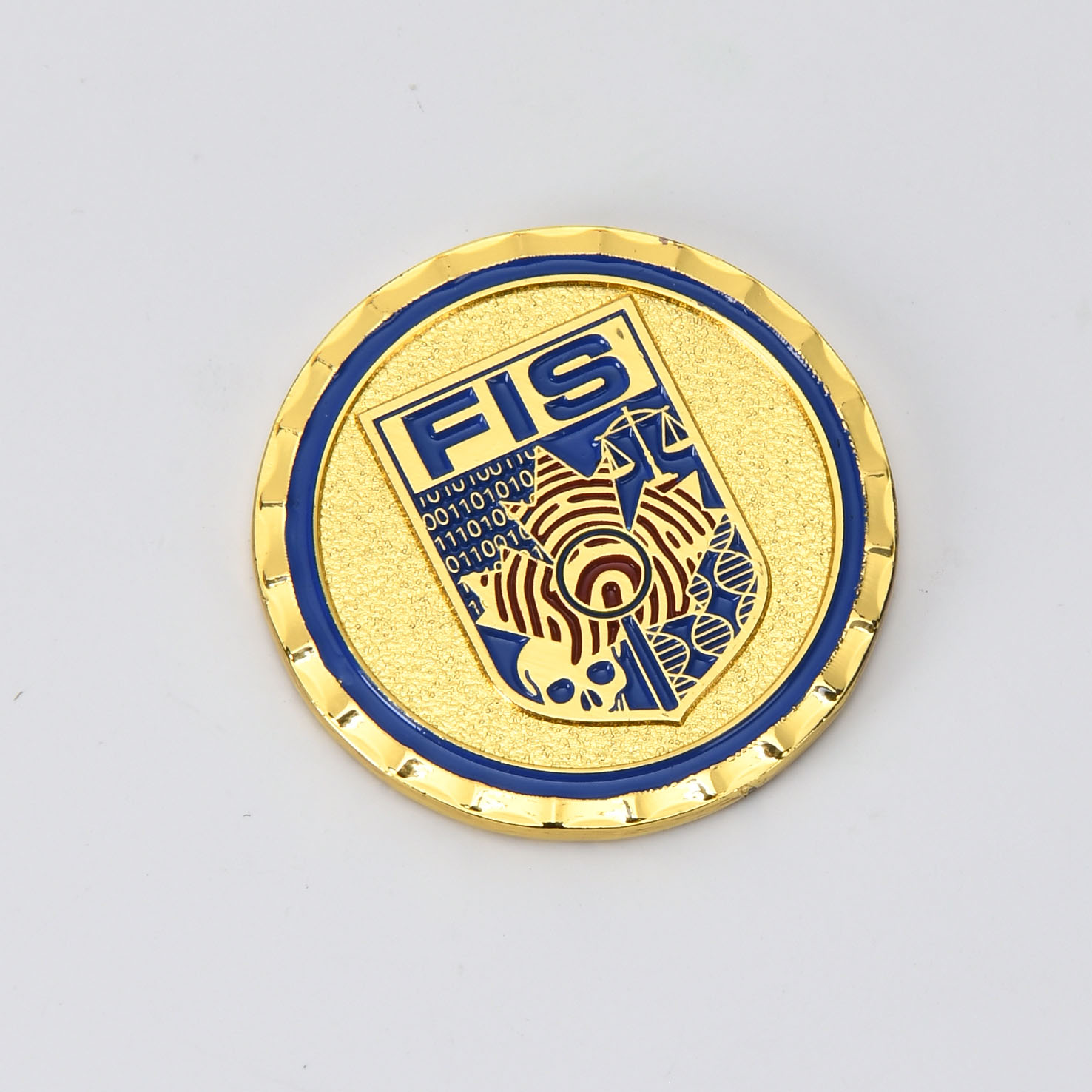 Custom Military & Corporate Challenge Coins – Die-Cast Metal with Enamel Finish