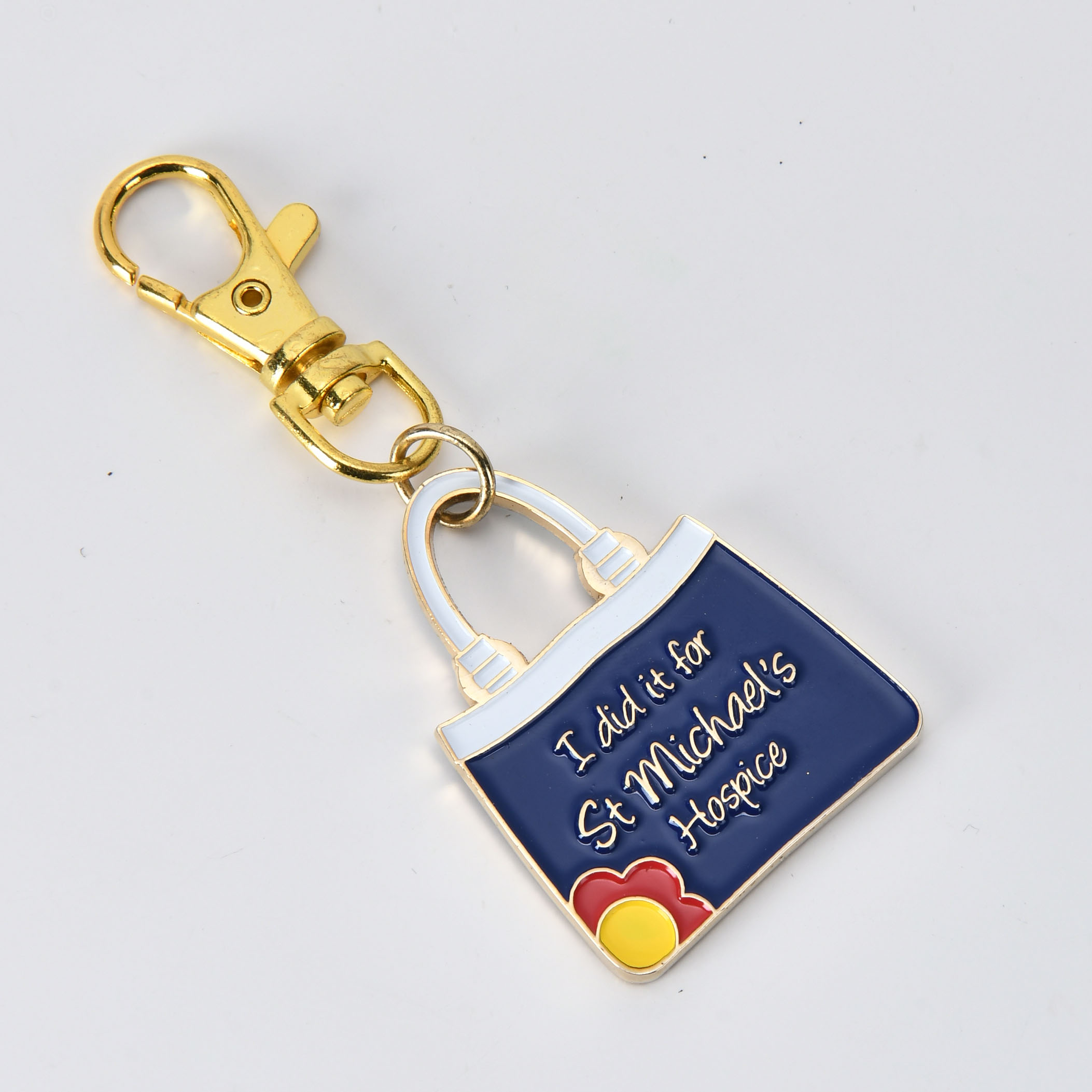 Custom Handbag Shape Metal Keychain with Logo – Promotional Gift Keyring for Brand Marketing & Events